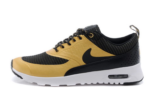 Mens Nike Air Max Thea Gold Black Factory Outlet
